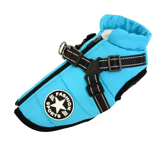 Adorable Water Proof Winter Ski Suit Blue XXXL